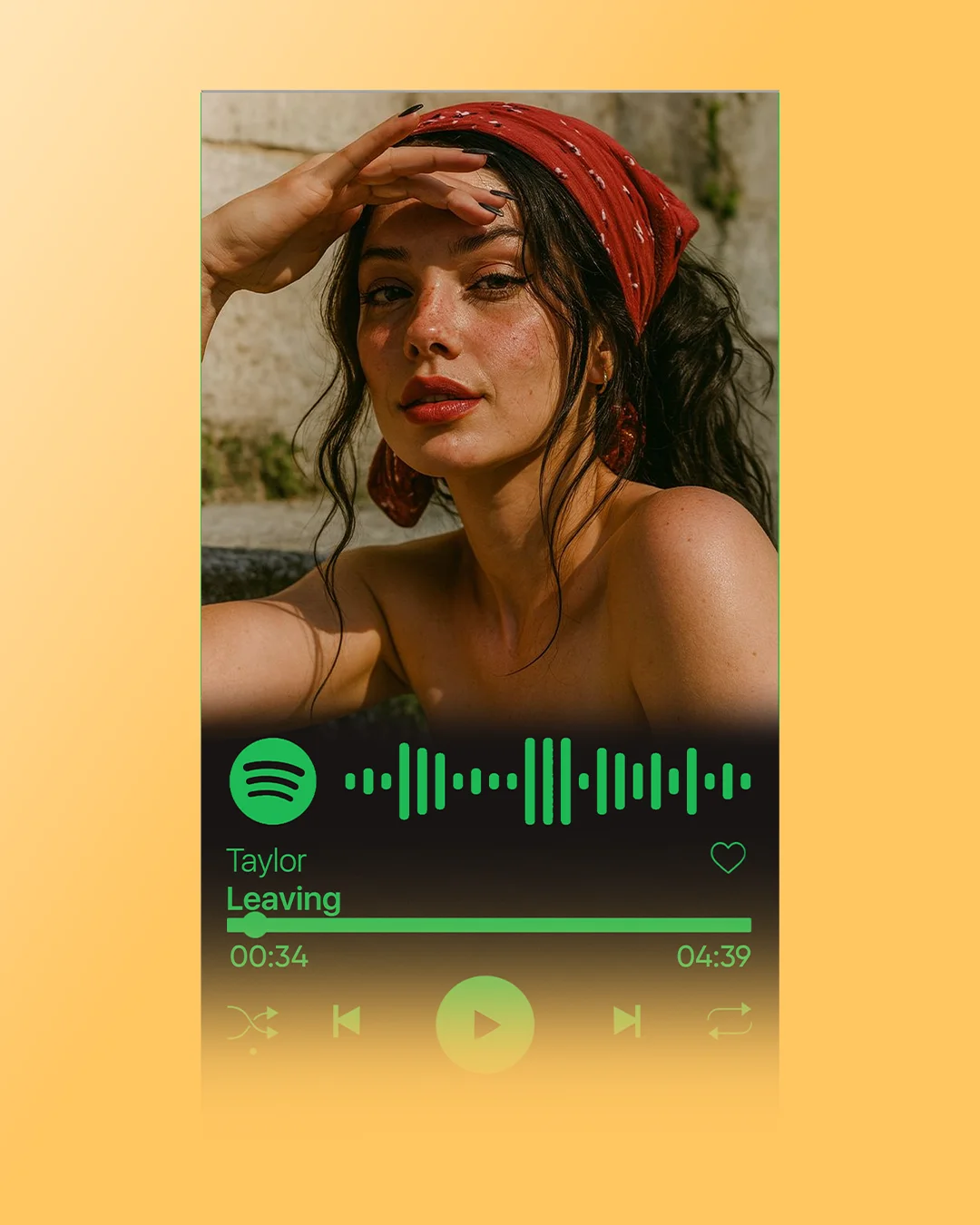 Dark Spotify, şəkilli şokolad qutusu