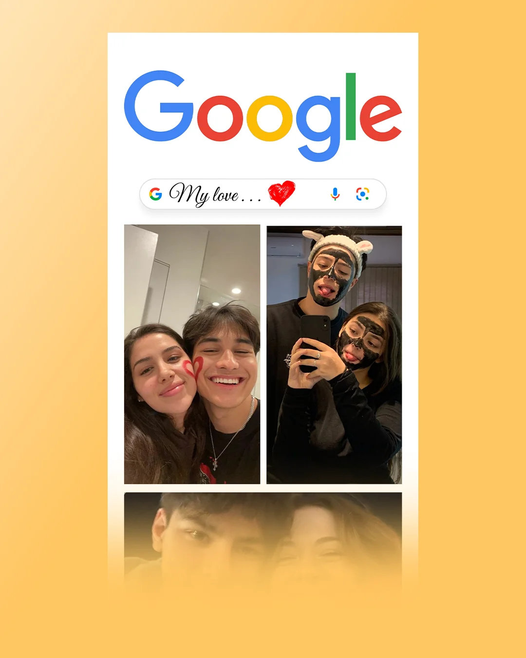 Google, şəkilli şokolad qutusu