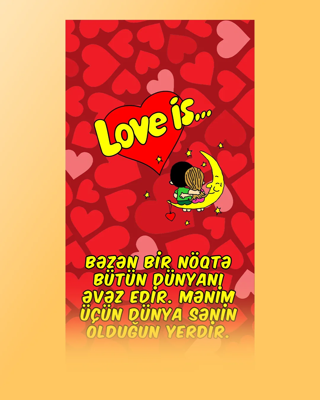 Love is... Red, şəkilli şokolad qutusu