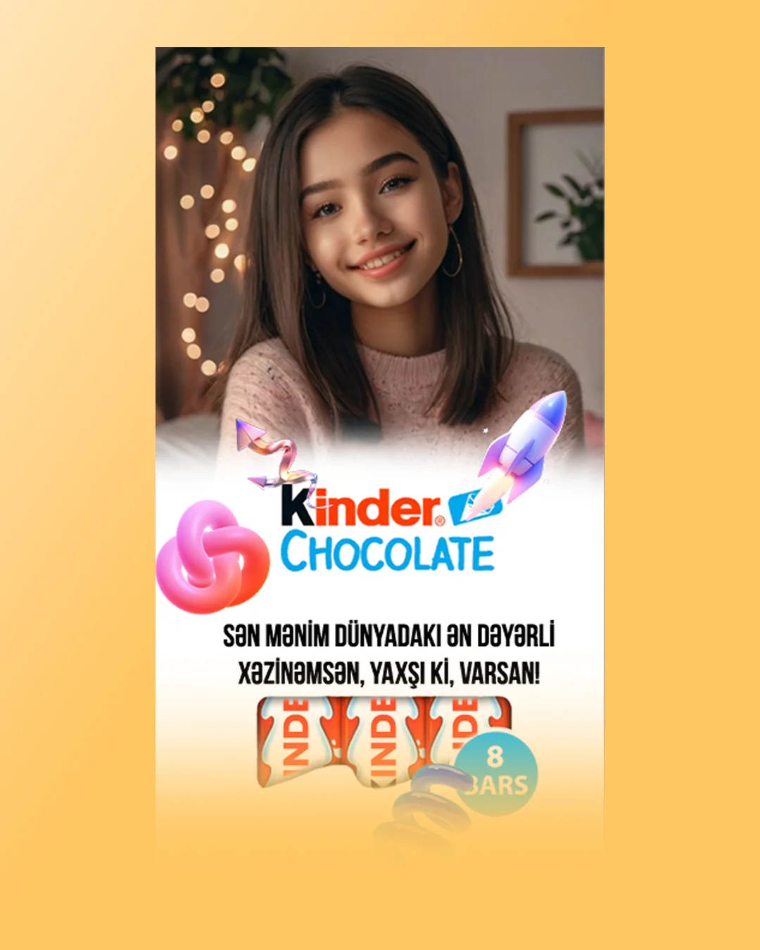Kinder Vol 2, şəkilli şokolad qutusu